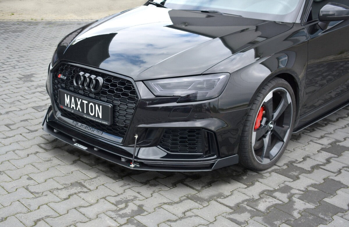 Street Pro Frontlippe V.2 passend für Audi RS3 Sportback 8V FL schwarz matt