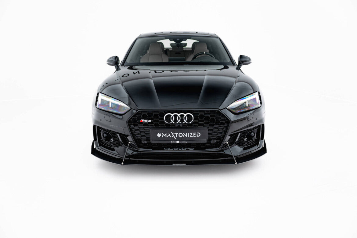 Street Pro Frontlippe V.2 passend für Audi RS5 Coupe / Sportback F5 schwarz matt