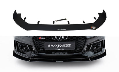 Street Pro Frontlippe V.2 passend für Audi RS5 Coupe / Sportback F5 schwarz matt