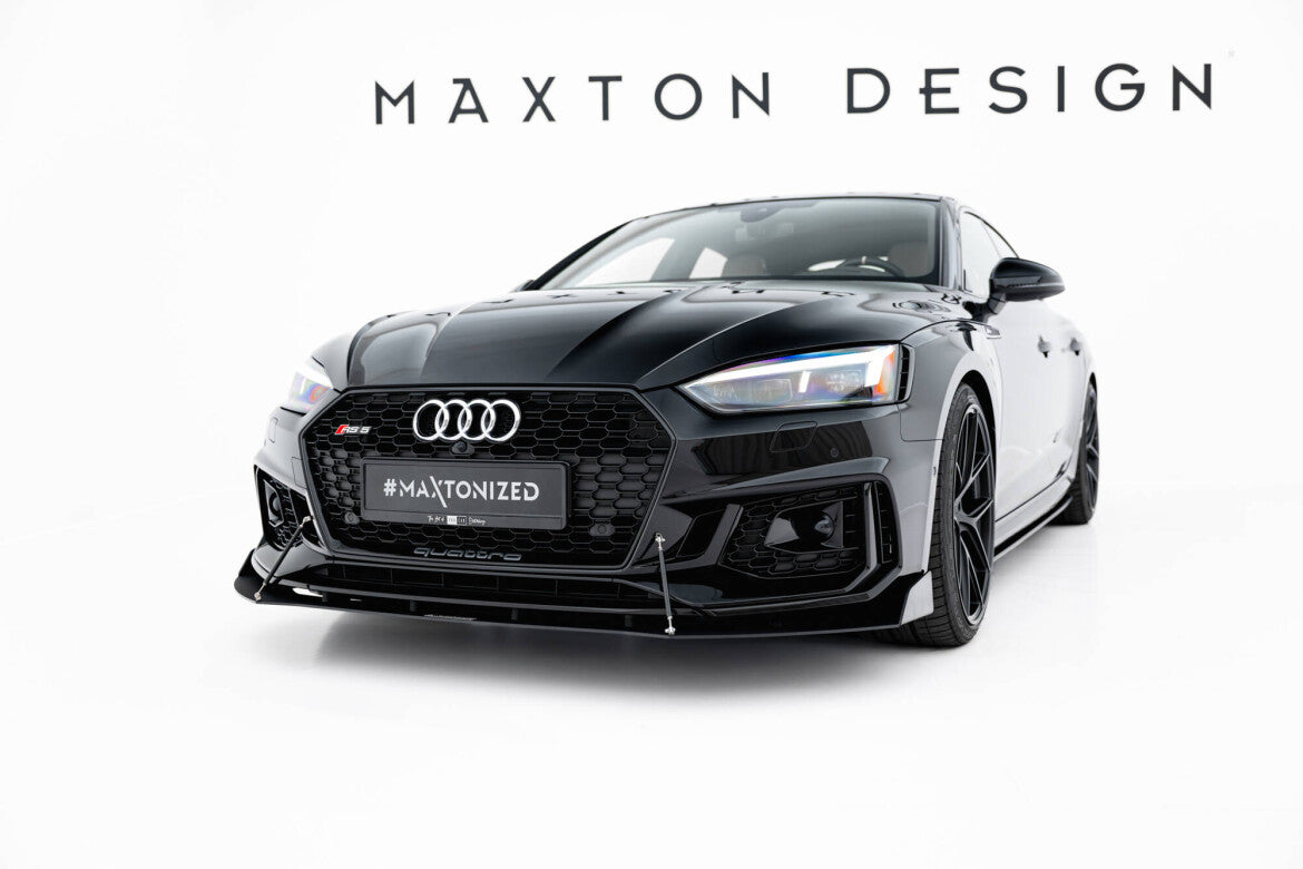 Street Pro Frontlippe V.2 passend für Audi RS5 Coupe / Sportback F5 schwarz matt