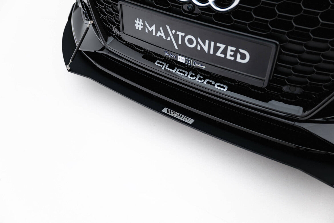 Street Pro Frontlippe V.2 passend für Audi RS5 Coupe / Sportback F5 schwarz matt