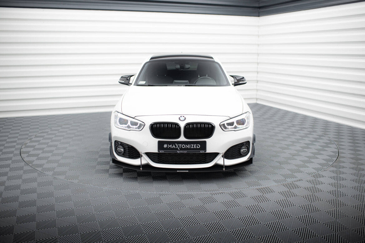 Street Pro Frontlippe V.2 passend für BMW 1er F20/F21 M-Power FL schwarz matt