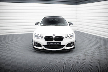 Street Pro Frontlippe V.2 passend für BMW 1er F20/F21 M-Power FL schwarz matt