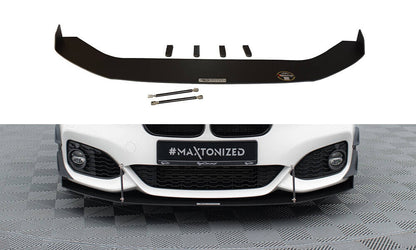 Street Pro Frontlippe V.2 passend für BMW 1er F20/F21 M-Power FL schwarz matt