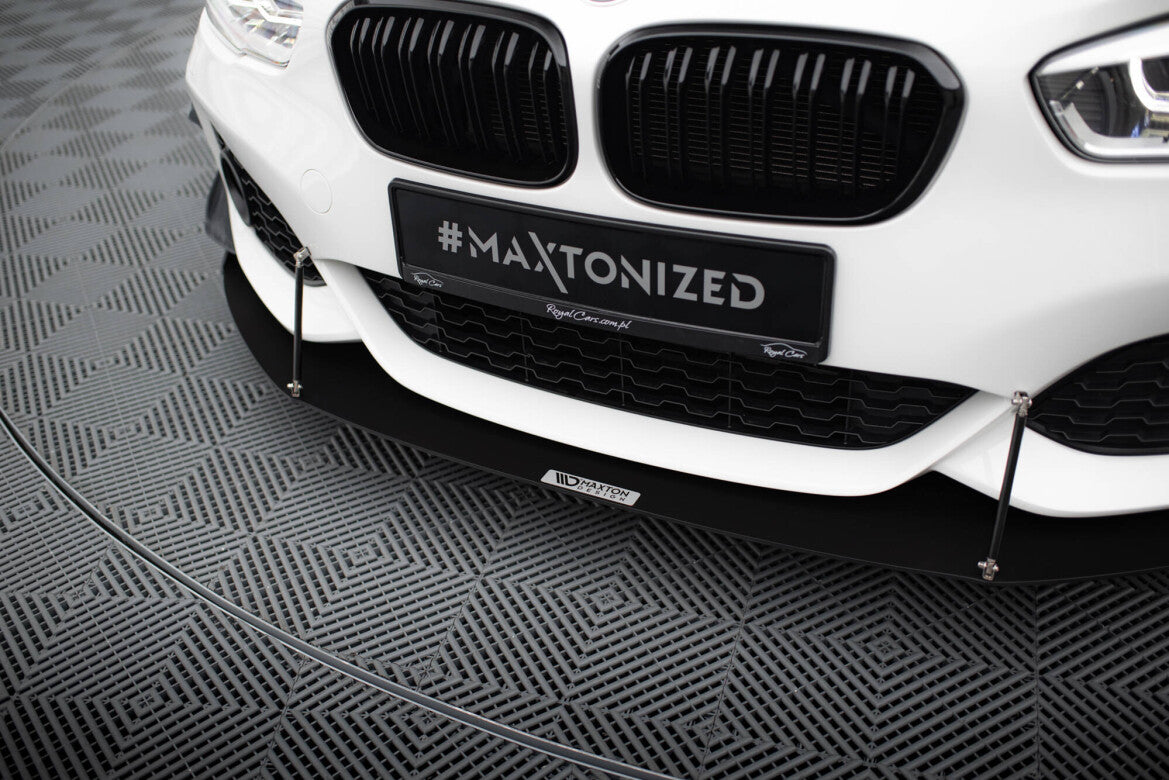 Street Pro Frontlippe V.2 passend für BMW 1er F20/F21 M-Power FL schwarz matt