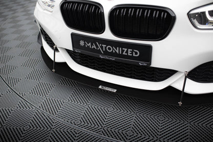 Street Pro Frontlippe V.2 passend für BMW 1er F20/F21 M-Power FL schwarz matt