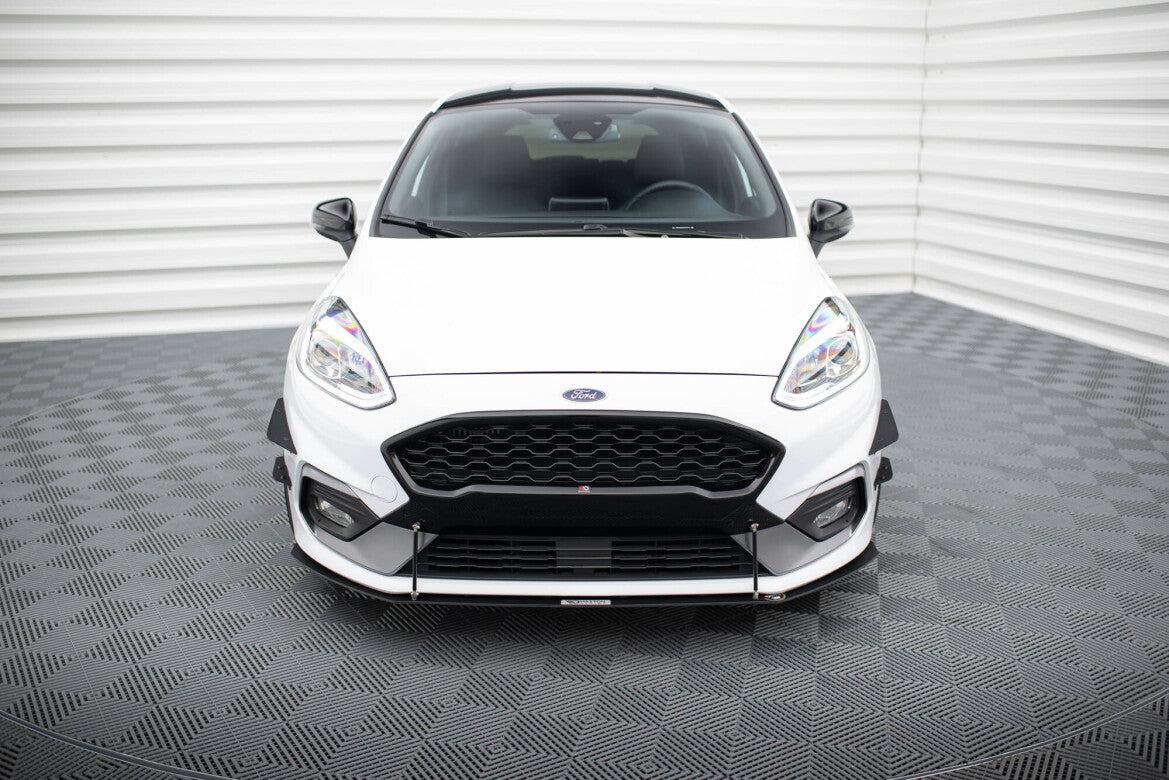 Street Pro Frontlippe V.2 passend für Ford Fiesta Mk8 ST / ST-Line schwarz Hochglanz