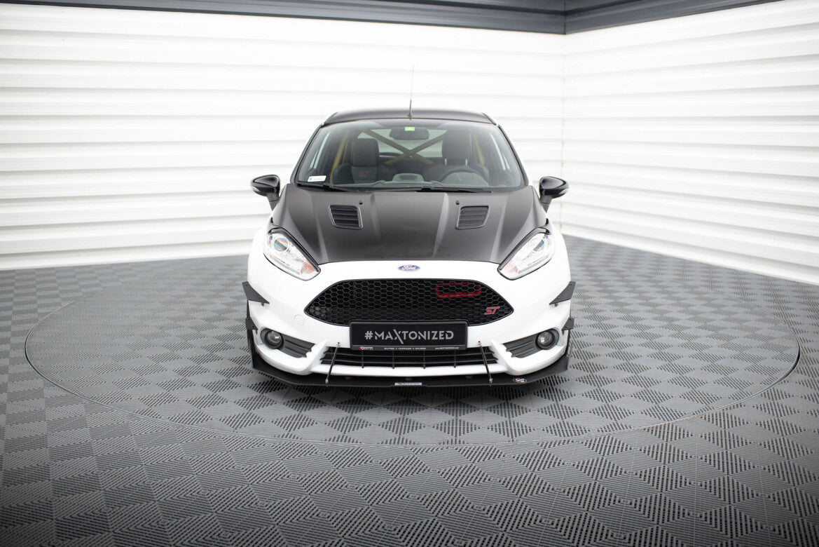 Street Pro Frontlippe V.2 passend für Ford Fiesta ST Mk7 FL schwarz matt