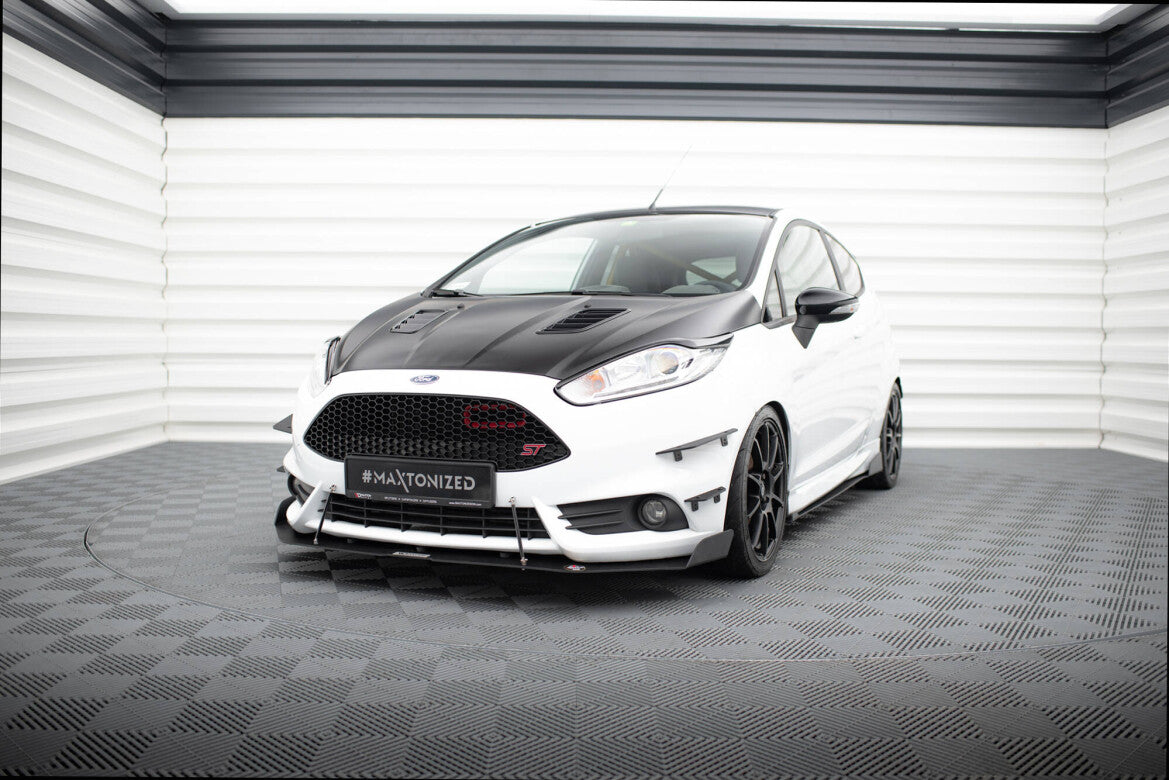 Street Pro Frontlippe V.2 passend für Ford Fiesta ST Mk7 FL schwarz matt