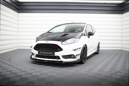 Street Pro Frontlippe V.2 passend für Ford Fiesta ST Mk7 FL schwarz matt