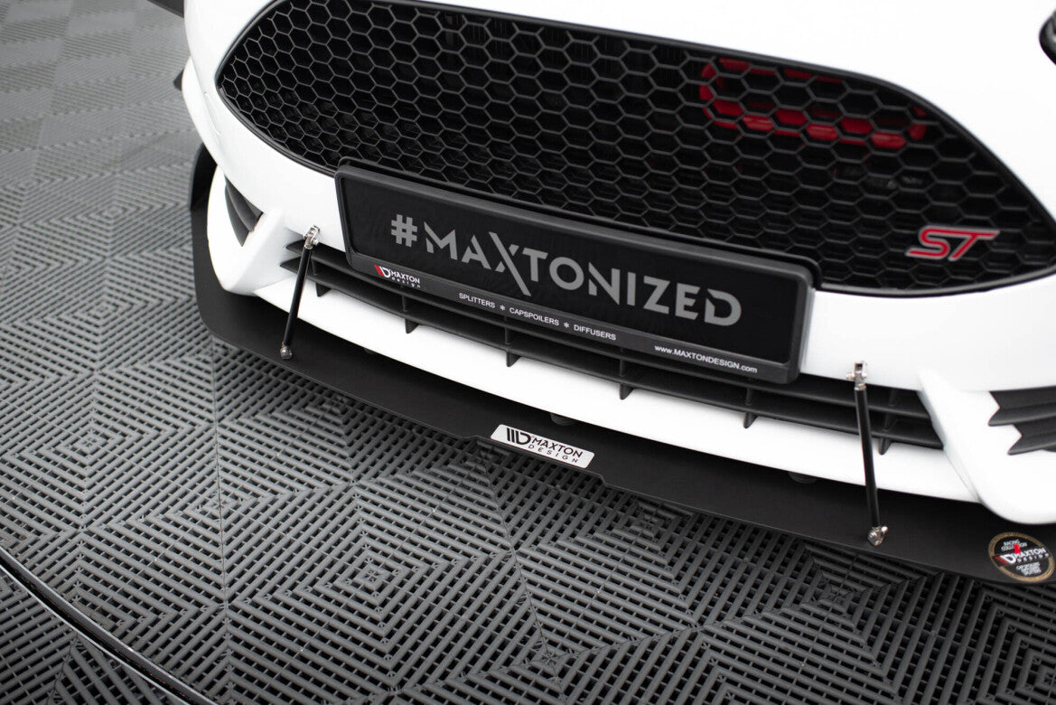 Street Pro Frontlippe V.2 passend für Ford Fiesta ST Mk7 FL schwarz matt