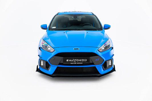 Street Pro Frontlippe V.2 passend für Ford Focus RS Mk3 schwarz matt