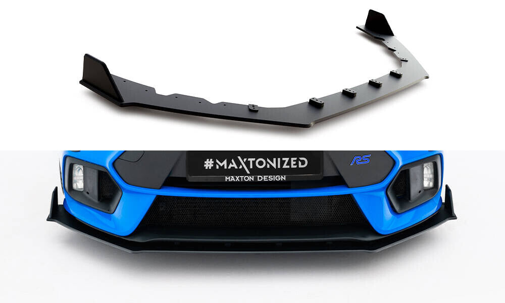 Street Pro Frontlippe V.2 passend für Ford Focus RS Mk3 schwarz matt