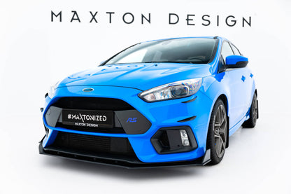 Street Pro Frontlippe V.2 passend für Ford Focus RS Mk3 schwarz matt