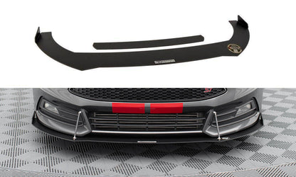Street Pro Frontlippe V.2 passend für Ford Focus ST Mk3 FL schwarz matt