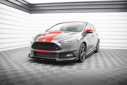 Street Pro Frontlippe V.2 passend für Ford Focus ST Mk3 FL schwarz matt