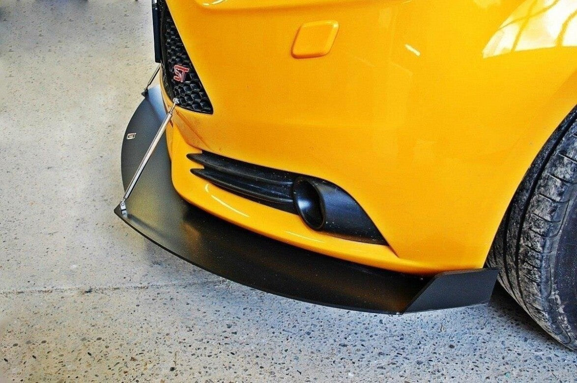 Street Pro Frontlippe V.2 passend für Ford Focus ST Mk3 schwarz matt