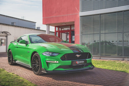 Street Pro Frontlippe V.2 passend für Ford Mustang GT MK6 FL schwarz matt