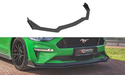 Street Pro Frontlippe V.2 passend für Ford Mustang GT MK6 FL schwarz matt