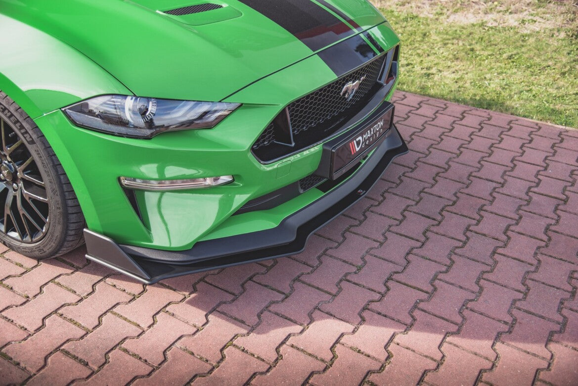 Street Pro Frontlippe V.2 passend für Ford Mustang GT MK6 FL schwarz matt