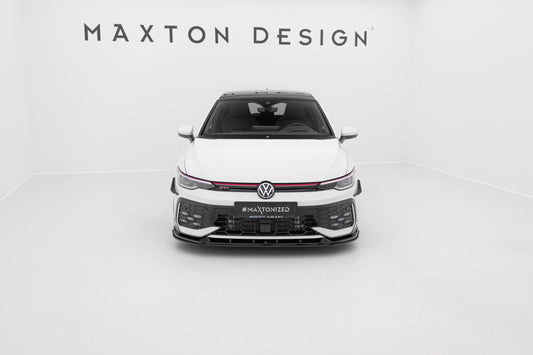 Street Pro Frontlippe V.2 passend für VW Golf GTI / GTE / R-Line Mk8 FL schwarz matt