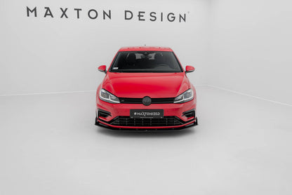 Street Pro Frontlippe V.2 passend für VW Golf R / R-Line Mk7 FL schwarz matt