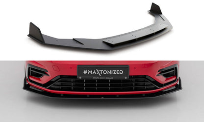 Street Pro Frontlippe V.2 passend für VW Golf R / R-Line Mk7 FL schwarz matt