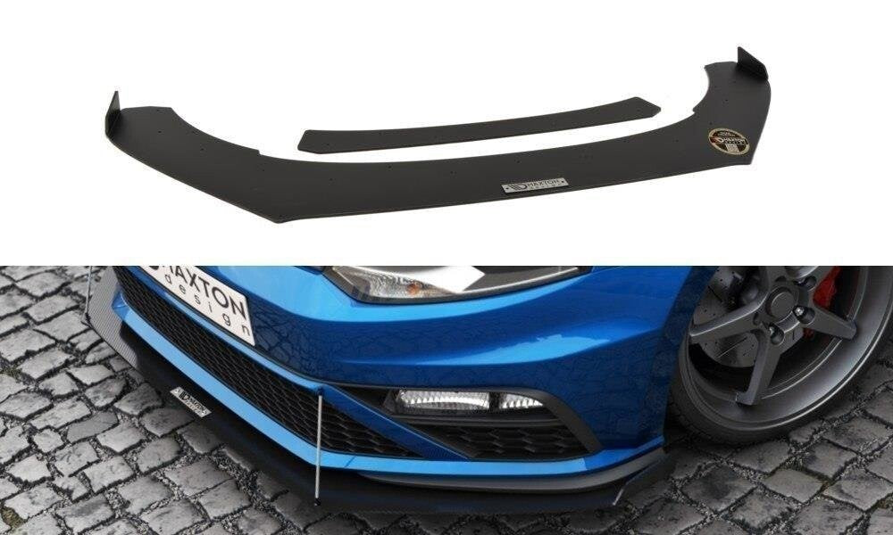 Street Pro Frontlippe V.2 passend für VW Polo GTI Mk5 FL schwarz matt