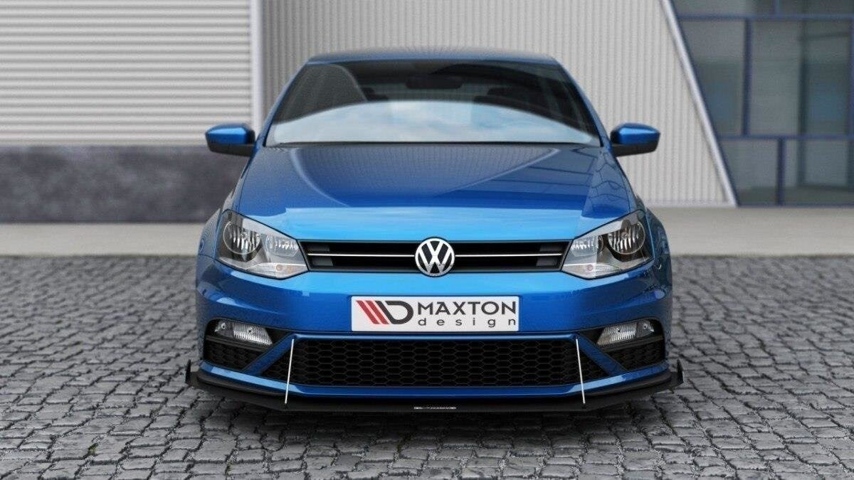 Street Pro Frontlippe V.2 passend für VW Polo GTI Mk5 FL schwarz matt