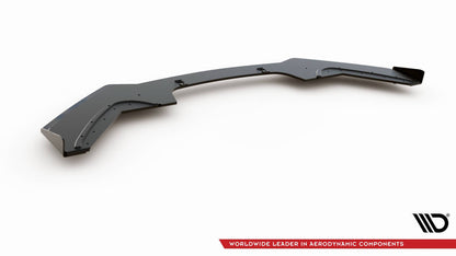 Street Pro Frontlippe V.3 passend für BMW 1er F20 M-Paket FL / M140i schwarz matt + Hochglanz Flaps