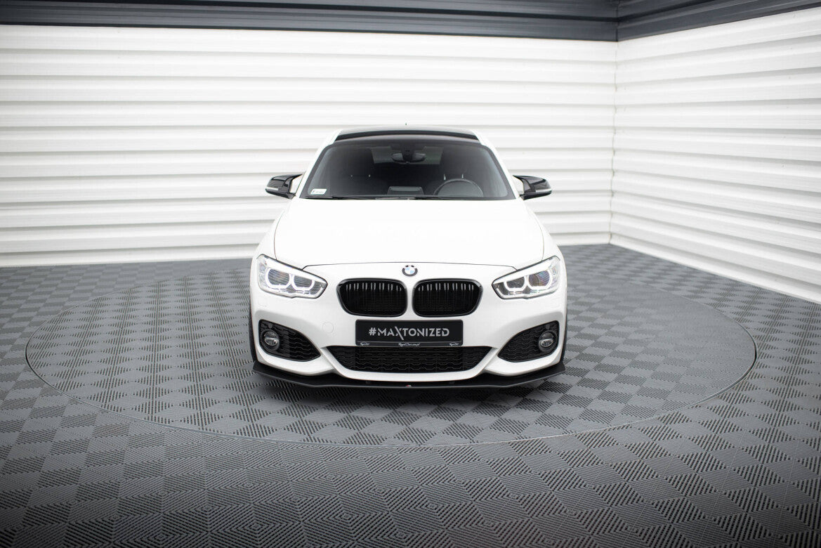 Street Pro Frontlippe V.3 passend für BMW 1er F20 M-Paket FL / M140i schwarz matt