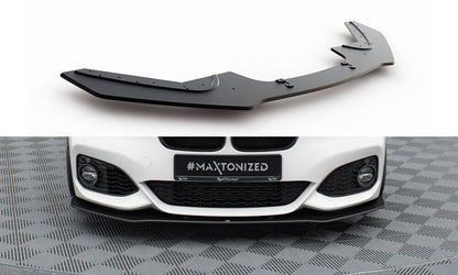 Street Pro Frontlippe V.3 passend für BMW 1er F20 M-Paket FL / M140i schwarz matt
