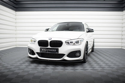 Street Pro Frontlippe V.3 passend für BMW 1er F20 M-Paket FL / M140i schwarz matt