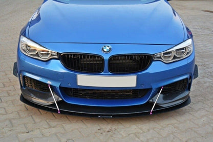 Street Pro Frontlippe V.3 passend für BMW 4er Coupe / Gran Coupe / Cabrio M-Paket F32 / F36 / F33 schwarz matt