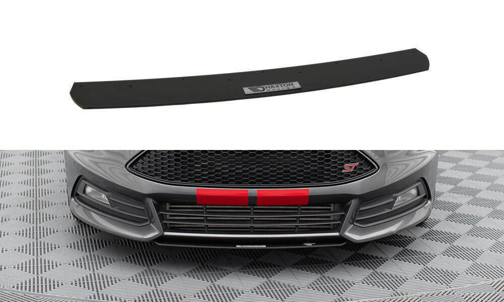 Street Pro Frontlippe V.3 passend für Ford Focus ST Mk3 FL schwarz matt