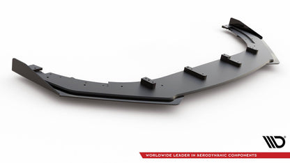 Street Pro Frontlippe V.3 passend für VW Golf GTI Mk6 schwarz matt + Hochglanz Flaps