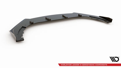 Street Pro Frontlippe V.3 passend für VW Golf GTI Mk6 schwarz matt + Hochglanz Flaps