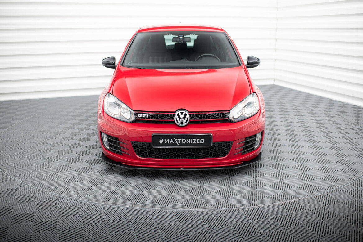 Street Pro Frontlippe V.3 passend für VW Golf GTI Mk6 schwarz matt