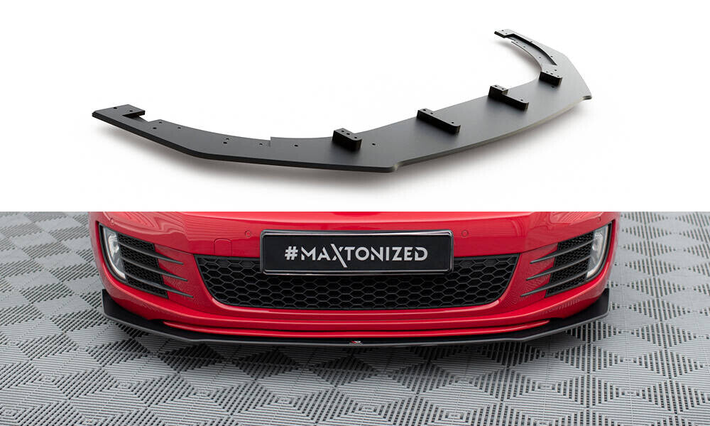Street Pro Frontlippe V.3 passend für VW Golf GTI Mk6 schwarz matt