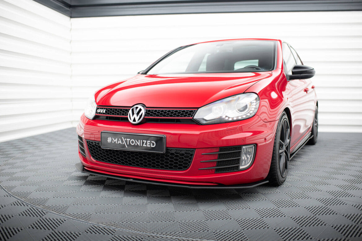 Street Pro Frontlippe V.3 passend für VW Golf GTI Mk6 schwarz matt