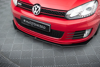 Street Pro Frontlippe V.3 passend für VW Golf GTI Mk6 schwarz matt