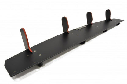 Street Pro Heckansatz Diffusor Flaps passend für Audi A6 S-Line Limousine / Avant C7 (auspuffendrohr 2x1) schwarz matt