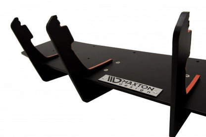Street Pro Heckansatz Diffusor Flaps passend für Audi S6 C7 FL schwarz matt
