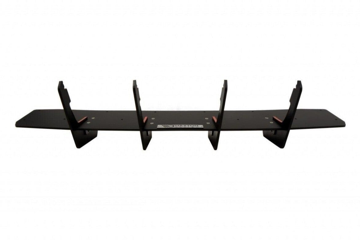 Street Pro Heckansatz Diffusor Flaps passend für Audi S6 C7 FL schwarz matt