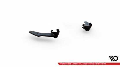 Street Pro Heckansatz Diffusor + Flaps passend für VW Golf 7 R FL schwarz-rot