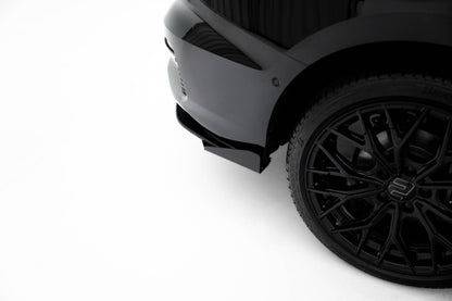 Street Pro Heckansatz Diffusor passend für Audi A3 Limousine 8Y schwarz matt + Hochglanz Flaps