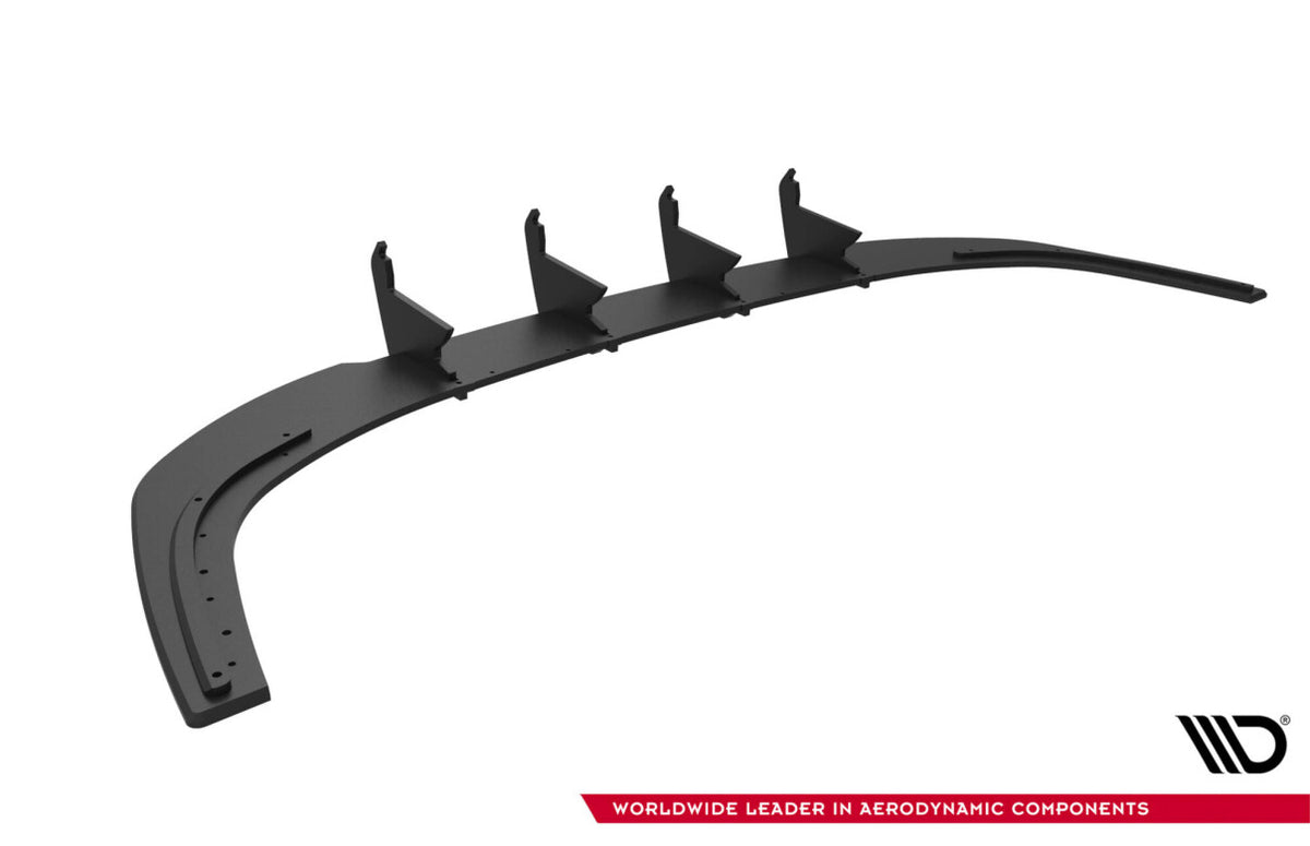 Street Pro Heckansatz Diffusor passend für Audi A3 Limousine 8Y schwarz matt