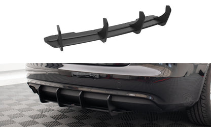 Street Pro Heckansatz Diffusor passend für Audi A4 B8 FL schwarz matt