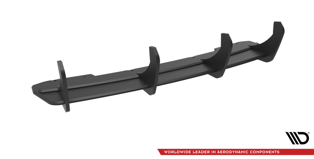 Street Pro Heckansatz Diffusor passend für Audi A4 B8 FL schwarz matt