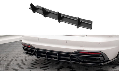 Street Pro Heckansatz Diffusor passend für Audi A4 B9 FL schwarz matt
